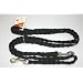 F�hrleine geflochten Nylon schwarz 20mm