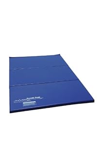 Tumbl Trak Royal Blue Tumbling Panel Mat with 2-Feet Folding Panels, 4-Feet Width x 8-Feet Length x 1-3/8-Inch Height