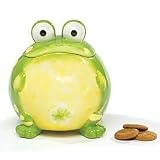 Toby The Frog/Toad Cookie Jar/Canister For Kitchen Decor And Frog Collectors