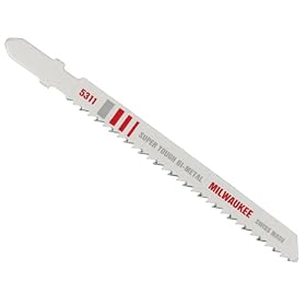 Milwaukee 48-42-5311 4-Inch, 10 Teeth per Inch, Bi-Metal Jig Saw Blades, 5-Pack by Milwaukee