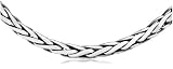 Sterling Silver Men's Woven Chain Necklace by Zina, 20