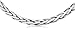 Sterling Silver Men's Woven Chain Necklace by Zina, 20