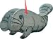 Hand Painted Manatee Novelty Mailbox