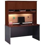 60in. Hutch In Hansen Cherry Finish By Bush Furniture