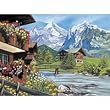 Reeves - Paint by Numbers Senior Mountain Chalets