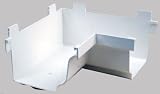Genova #AW103BK White Outside Gutt Corner