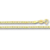10K Yellow Gold Mariner Link Chain (Width 1.2mm) 16 Inch
