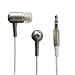Radius Tru-Tune Ultra-light Aluminum Earbuds W/ Noise Isolation, iPhone Compatible - Silver (Designed in Japan)