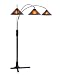 Mission Arc with Mica Shade Floor Lamp