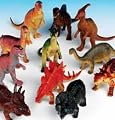 Dozen Jumbo Dinosaurs up to 6 inches long