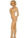 Opaque BodyStocking Bodysuit Spaghetti Straps Nude White or Black