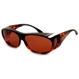 Solitaire Fits-Over Sunglasses - Modified Rectangle