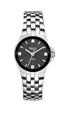 Caravelle Diamond Steel Bracelet Black Dial Women's watch #43P108
