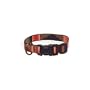 Bison Pet 3/4" Rasta Adjustable Nylon Dog Collar