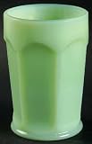 Martha Stewart By Mail Fenton Jadite Jadeite Jade-ite Faceted Tumbler
