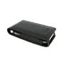 Tekkeon Black Italian Leather Brown Stitching Case for Iphone