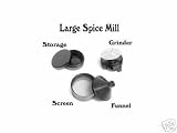 BRAND NEW Gourmet LARGE Spice Mill Grinder w/Metal Screen