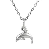 Sterling Silver Childrens Dolphin Necklace