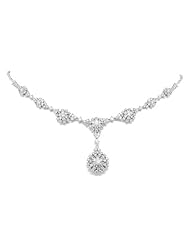 5.31ct 14k White Gold Diamond Necklace