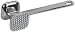 Fackelmann 45824 Fleischklopfer 425g 26cm Alu