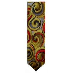 Men's J. Jerry Garcia Neck Tie Limited Edition Snail Garden Collection Forty-six Rare EXTRA LONG XL