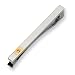 Chisel 24K Gold, Diamond and Polished Stainless Steel Tie Bar