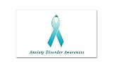 anxiety disorder: Anxiety Disorder Awareness Rectangular Magnet