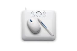 Bamboo Fun (Small) White Tablet with Pen, Mouse & Graphics Software