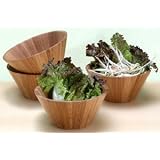 Natural Living Individual Bamboo Salad Bowls, Set of 4by Natural Living
