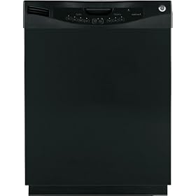 GE Black Full Console 24 Inch Dishwasher GLD4400NBB by 