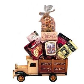 Wooden Antique Truck of Gourmet Food Treats