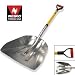Neiko Tools Big Scoop Aluminum Snow Shovel with Soft Grip Handle