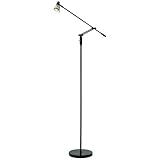 Adesso 3651 Maestro Balance Arm LED Floor Lamp - Black Material - Metal