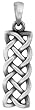 Celtic Spiral Knot Pendant - Stainless Steel - 2'' Height