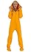 Footed Pajamas Creamsickle Adult Hoodie One Piece