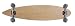MOOSE Natural Longboard Complete 9" x 43" Pintail Blank