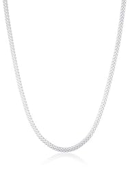 Sterling Silver Mesh Chain Necklace
