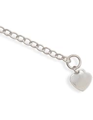 CleverSilvers 7.5 Inch Toggle Bracelet With Small Heart Tag