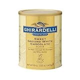 Ghirardelli Sweet Ground WHITE Chocolate Flavor Mix (3.12lb Can)