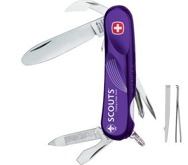 Wenger 16501 (1.011.092.327.X) Official World Scouts Junior S11 Swiss Army Knife