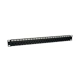 Tripp Lite N054-024 Cat5e Feedthrough Patch Panel 1U - 24 Port