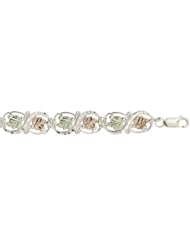Black Hills Gold by Coleman Silver Bracelet