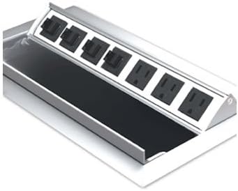 MHO Power / Data Distribution Center, 3 power outlets &amp; 4 Data outlets (Jacks not included)