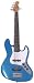 SX SJB-62 5-String Fretless Electric Bass Guitar Lake Placid Blue Finish