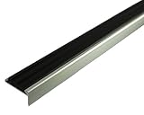 日中製作所 BIM ステンレス ノンスリップ タイヤ付  ブラック ビス穴あり 2m D110-2H-6