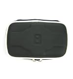 Nylon or Airform Portable GPS Navigator Carrying Case with Carabineer Clip and Screen Protector Shield for HP iPAQ rx5915 Travel Companion - 11 Color Choices, AIRFORM-BLACK