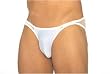 Men's Fishnet Back Brief. Sizes Small Medium Large or X-Large in Black or White.