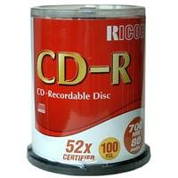 Ricoh CD-R 700MB 52xSpeed 100er Spindel CD-Rohlinge
