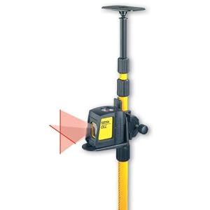 Stanley 77-214 CLL Cross Line Laser Level Kit with Laser Pole by CST/Berger