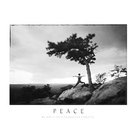 Peace -Motivational Yoga Poster- 8''x10''